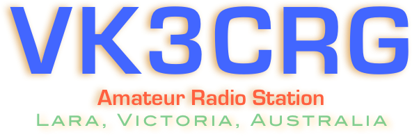 VK3CRG
Amateur Radio Station
Lara, Victoria, Australia
